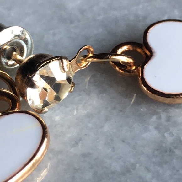 Heart Drop Post Earrings - Picture 11 of 13